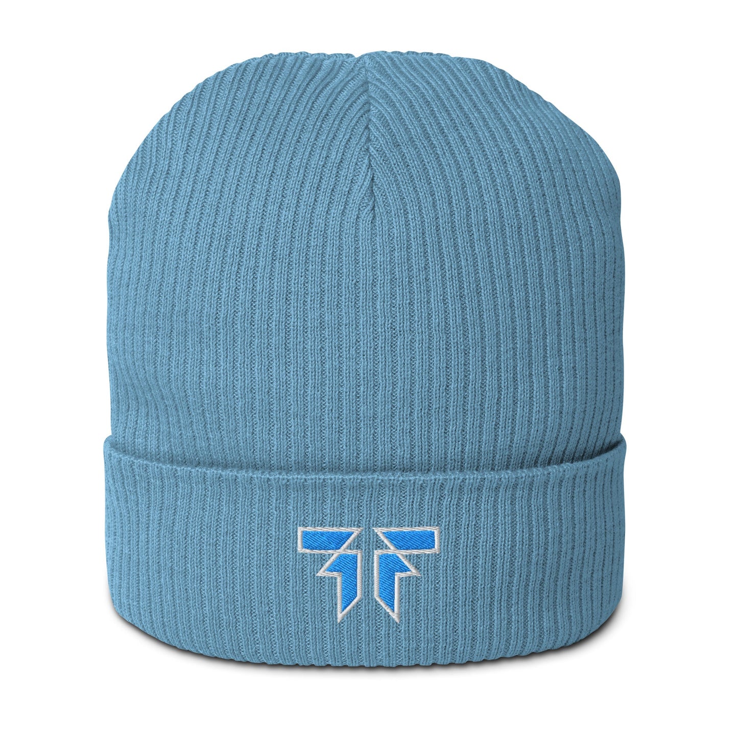 Organic ribbed beanie - Fliukka logo - Fliukka Clothing.