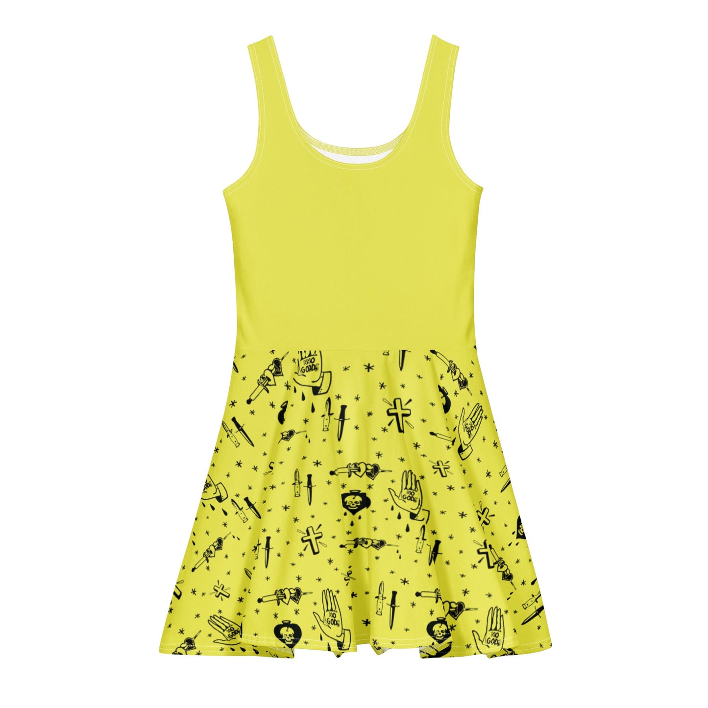 Cotton skater dress - Fliukka street wear.