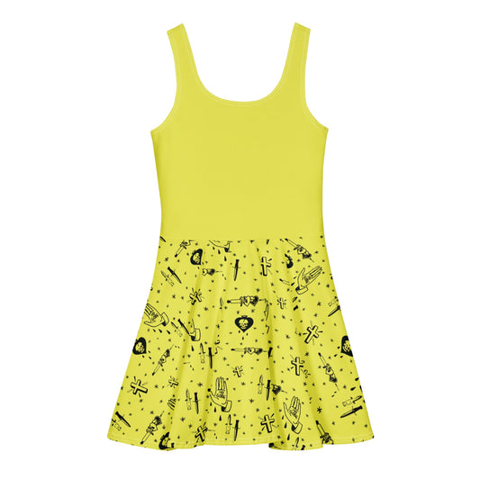 Cotton skater dress - Fliukka street wear.