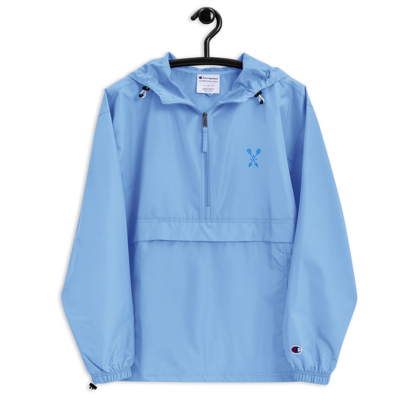 Embroidered Champion Packable Jacket - Fliukka street wear.