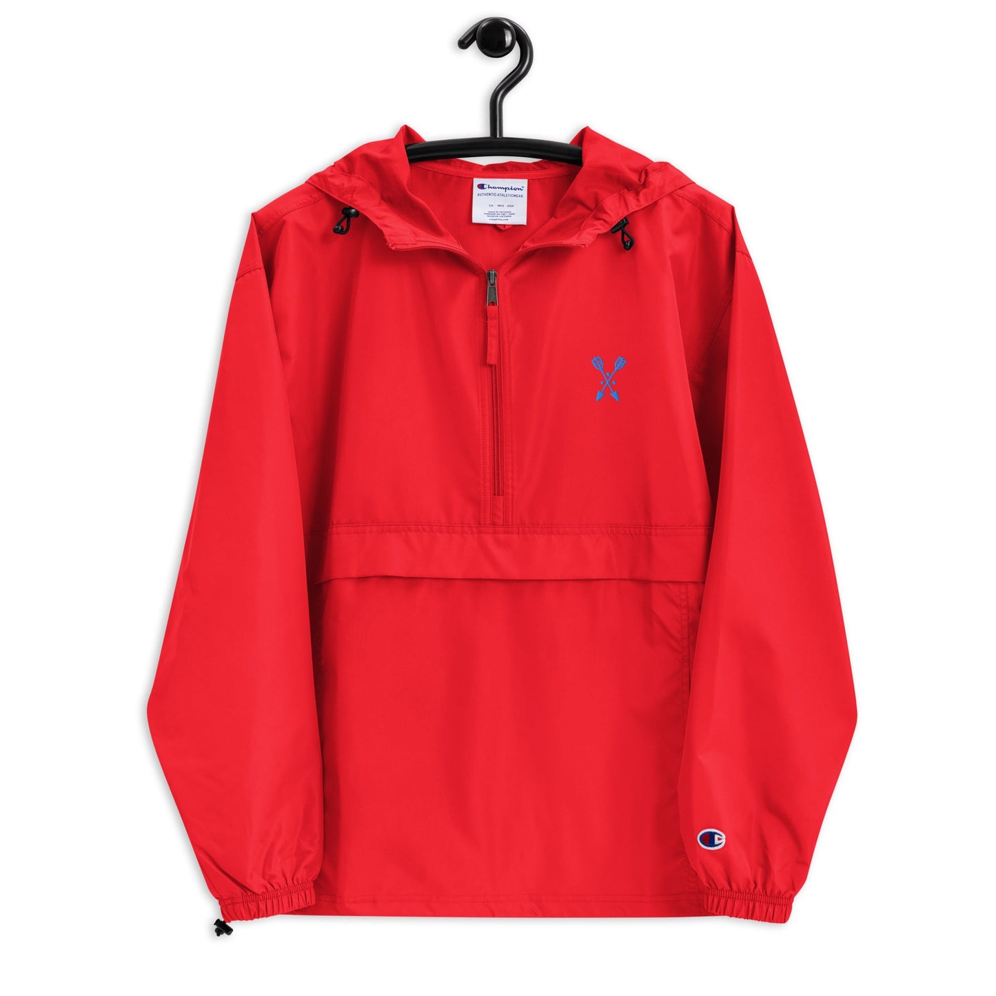 Embroidered Champion Packable Jacket - Fliukka street wear.