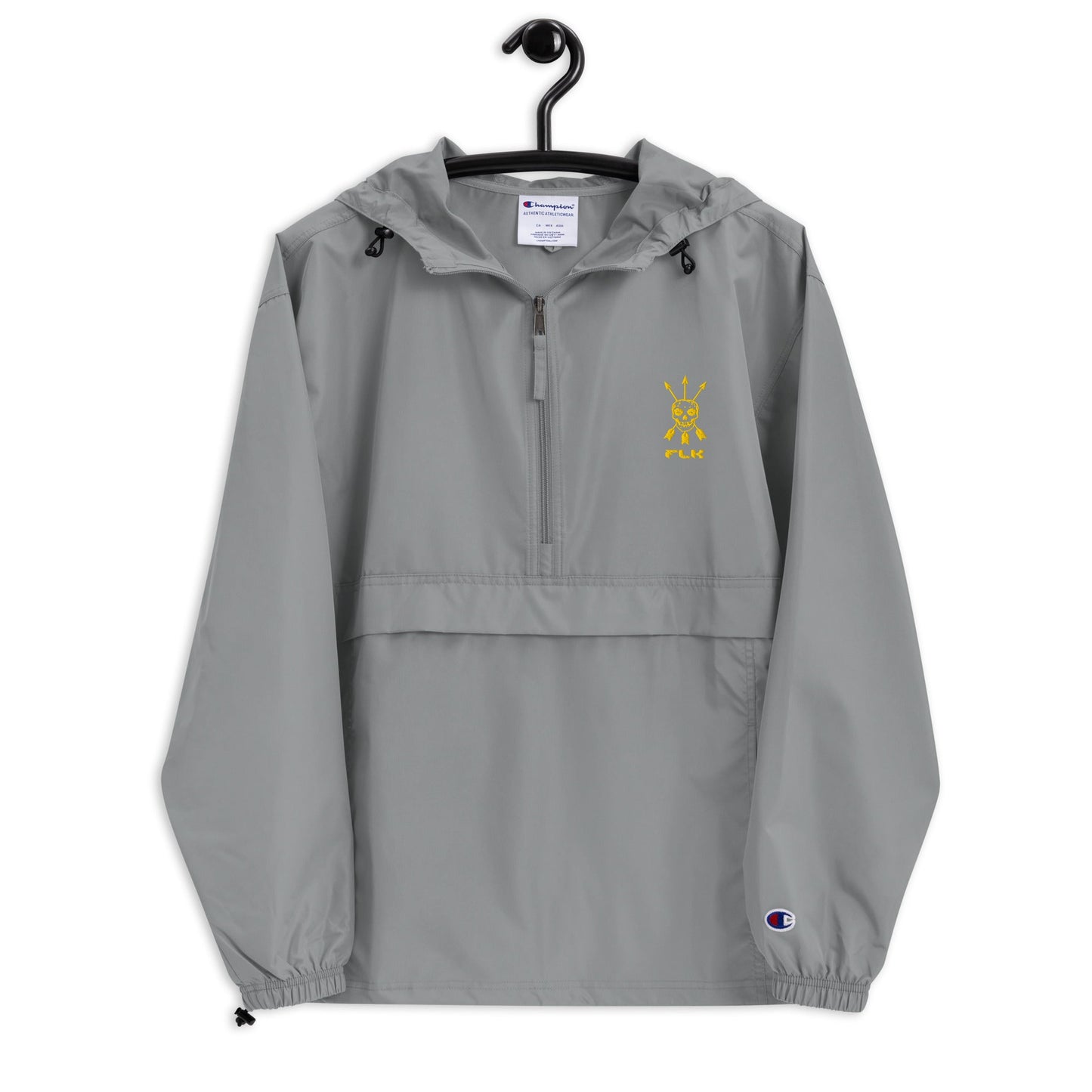Embroidered Champion Packable Jacket - Fliukka street wear.