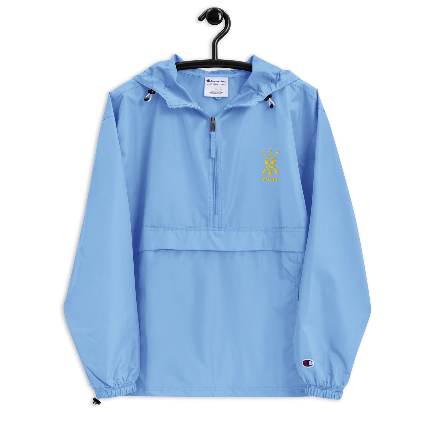 Embroidered Champion Packable Jacket - Fliukka street wear.
