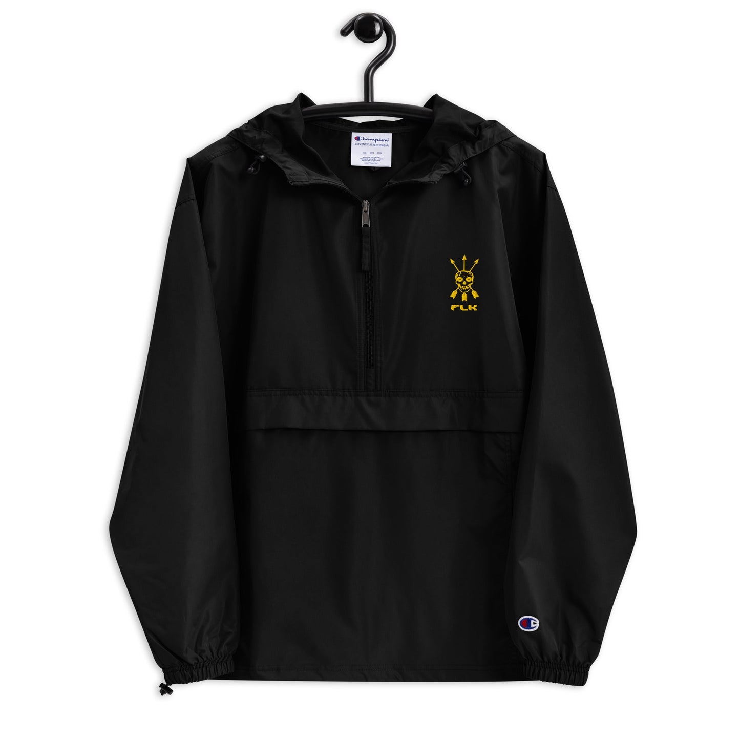 Embroidered Champion Packable Jacket - Fliukka street wear.