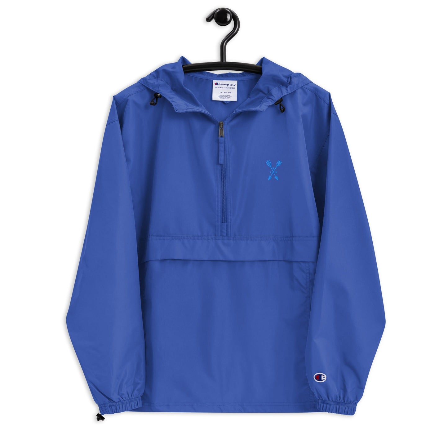 Embroidered Champion Packable Jacket - Fliukka street wear.