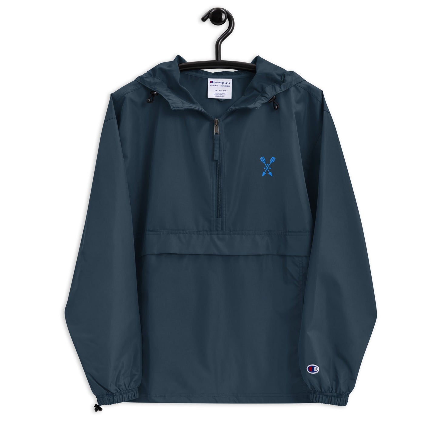 Embroidered Champion Packable Jacket - Fliukka street wear.