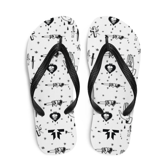 Flip - Flops - Daggers & crosses - Fliukka Clothing.