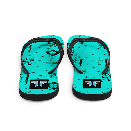 Flip - Flops - Daggers & crosses - Fliukka Clothing.