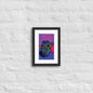 Matte Paper Framed Poster With Mat - Calavera 0.01 - Fliukka street wear.