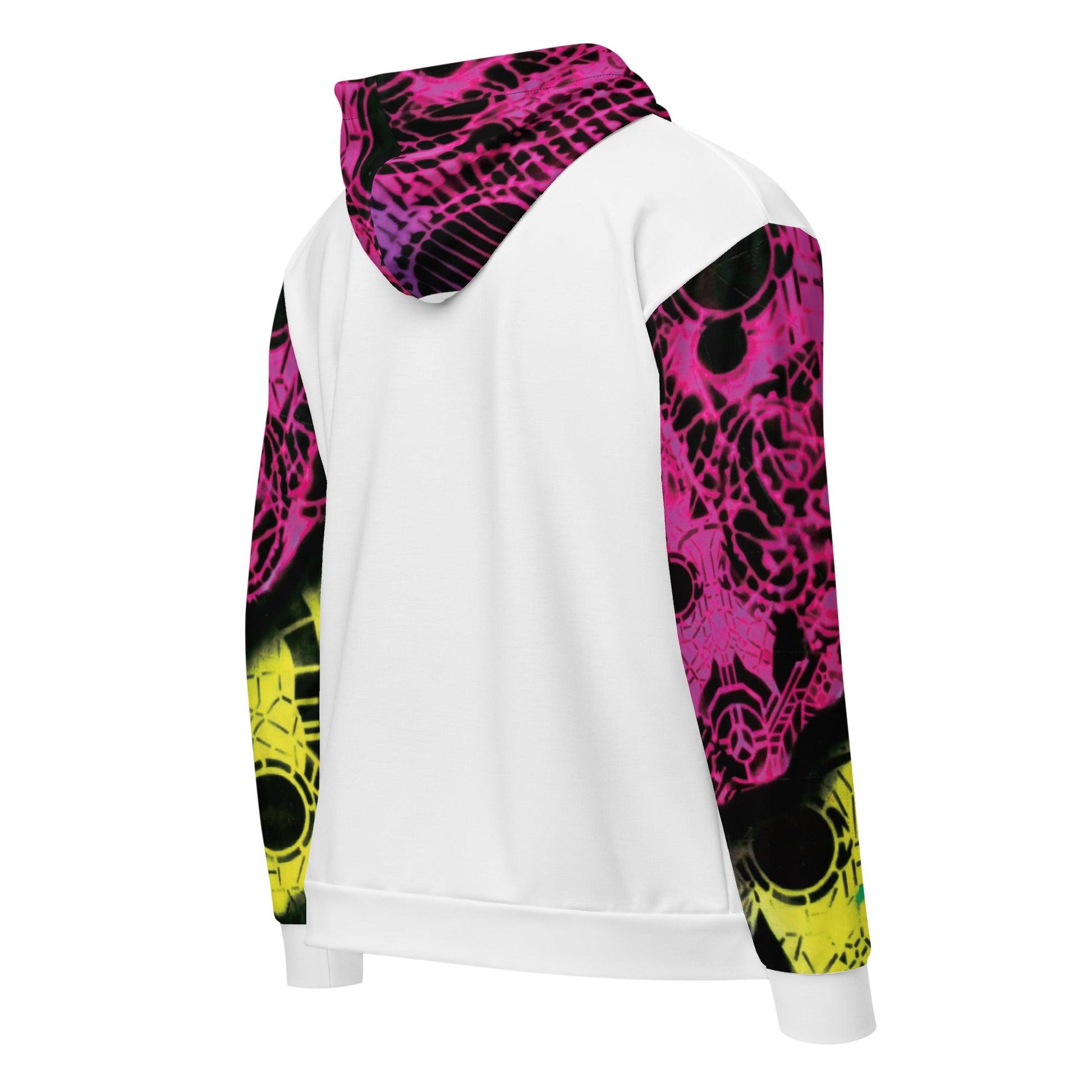 Men all over zip hoodie - Tech skull 0.3 - Fliukka street wear.