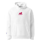 Men Eco Hoodie - rasta lion pink - Fliukka street wear.