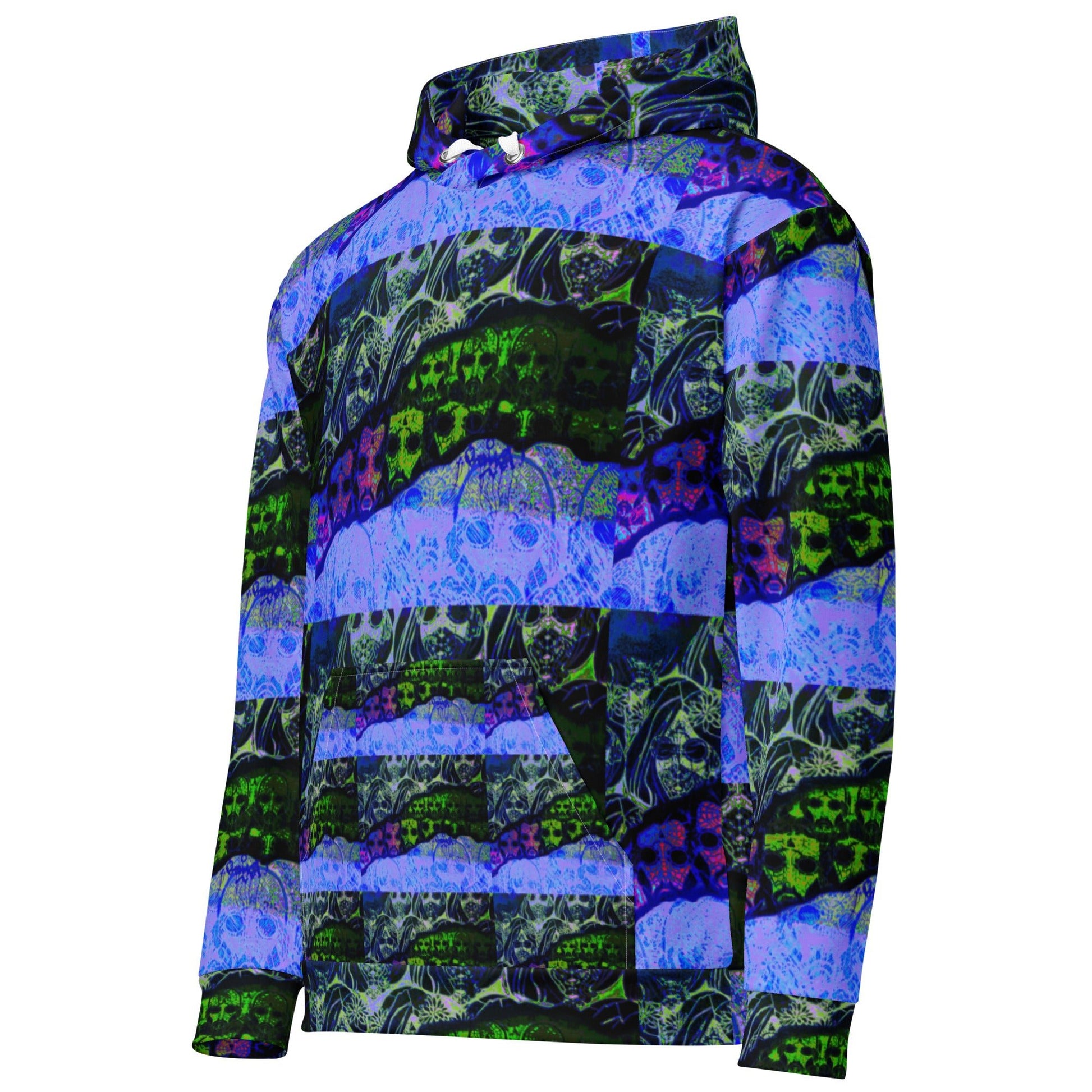Unisex all over - Psychedelic skull - Fliukka street wear company.