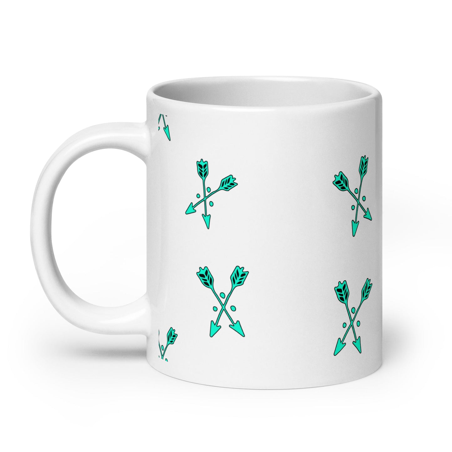 White glossy mug - Fliukka street wear.