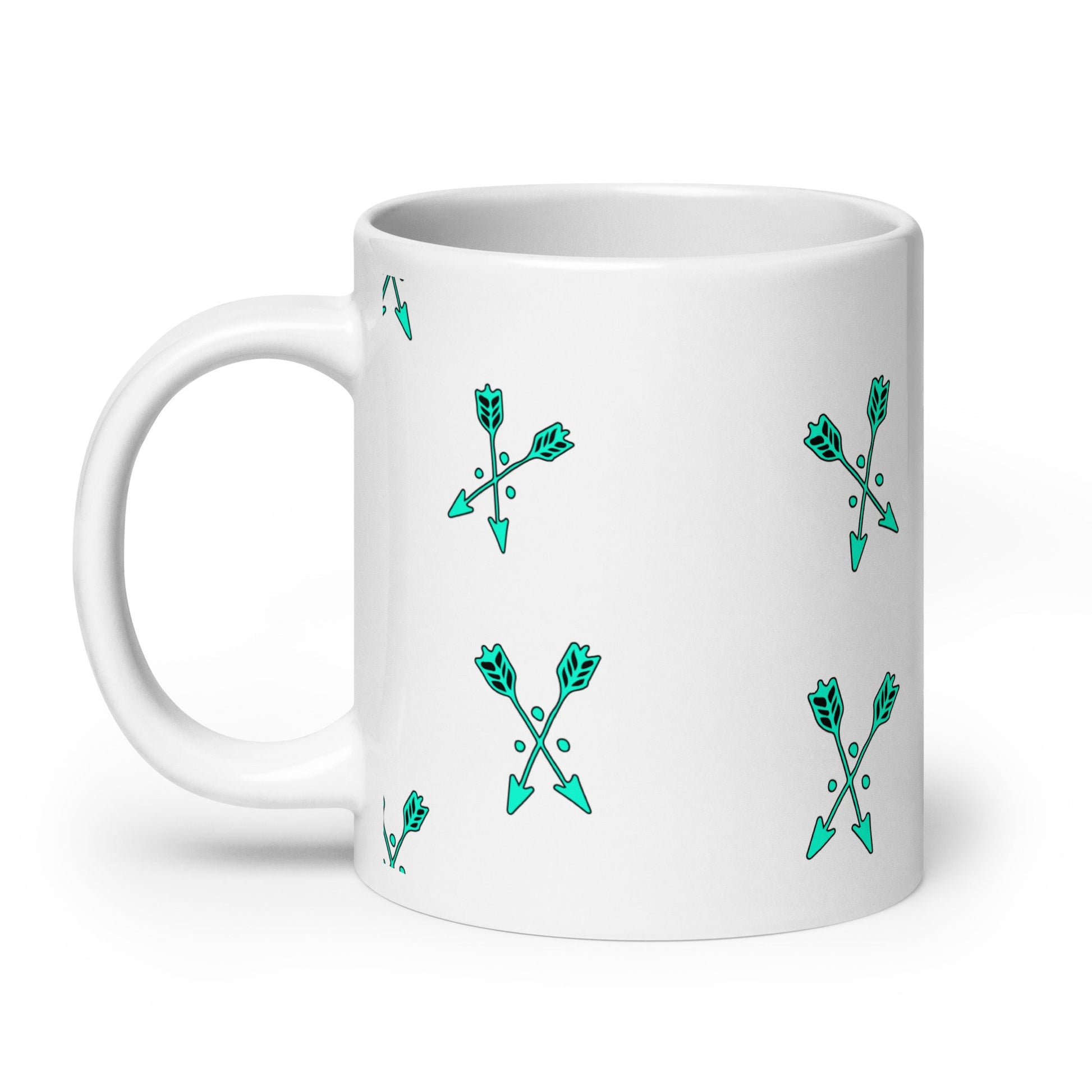 White glossy mug - Fliukka street wear.