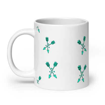 White glossy mug - Fliukka street wear.