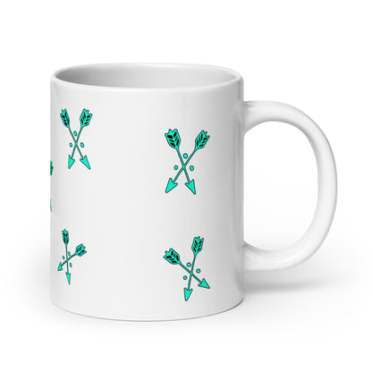White glossy mug - Fliukka street wear.
