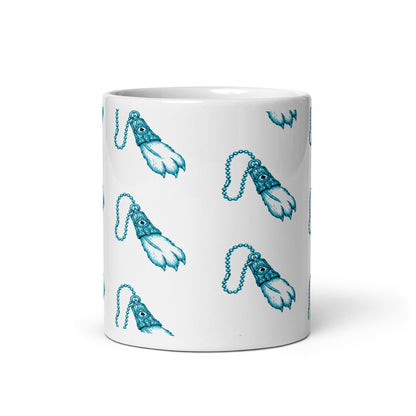 White glossy mug - Fliukka street wear.