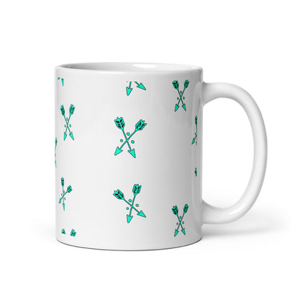 White glossy mug - Fliukka street wear.