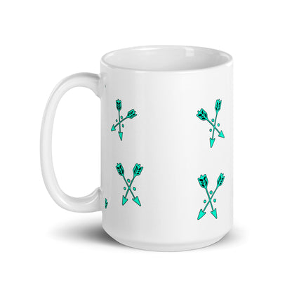 White glossy mug - Fliukka street wear.