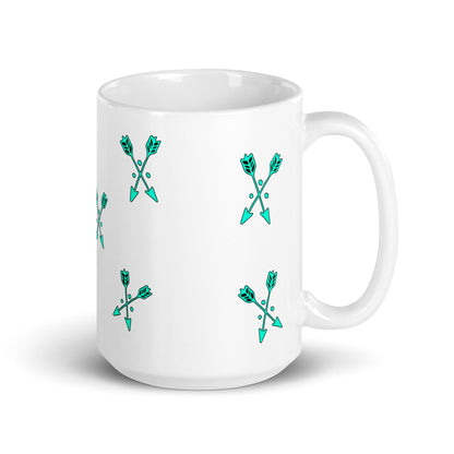 White glossy mug - Fliukka street wear.