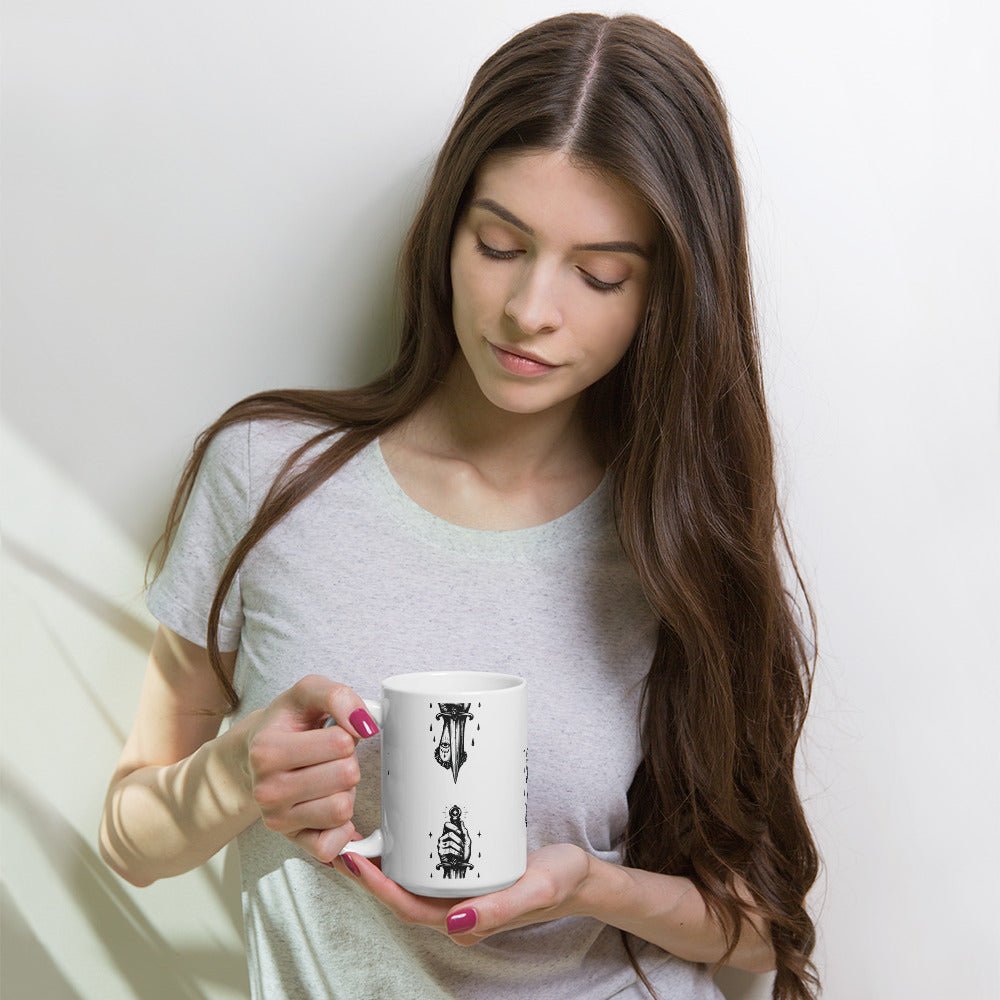 White glossy mug - Fliukka street wear.