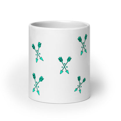 White glossy mug - Fliukka street wear.