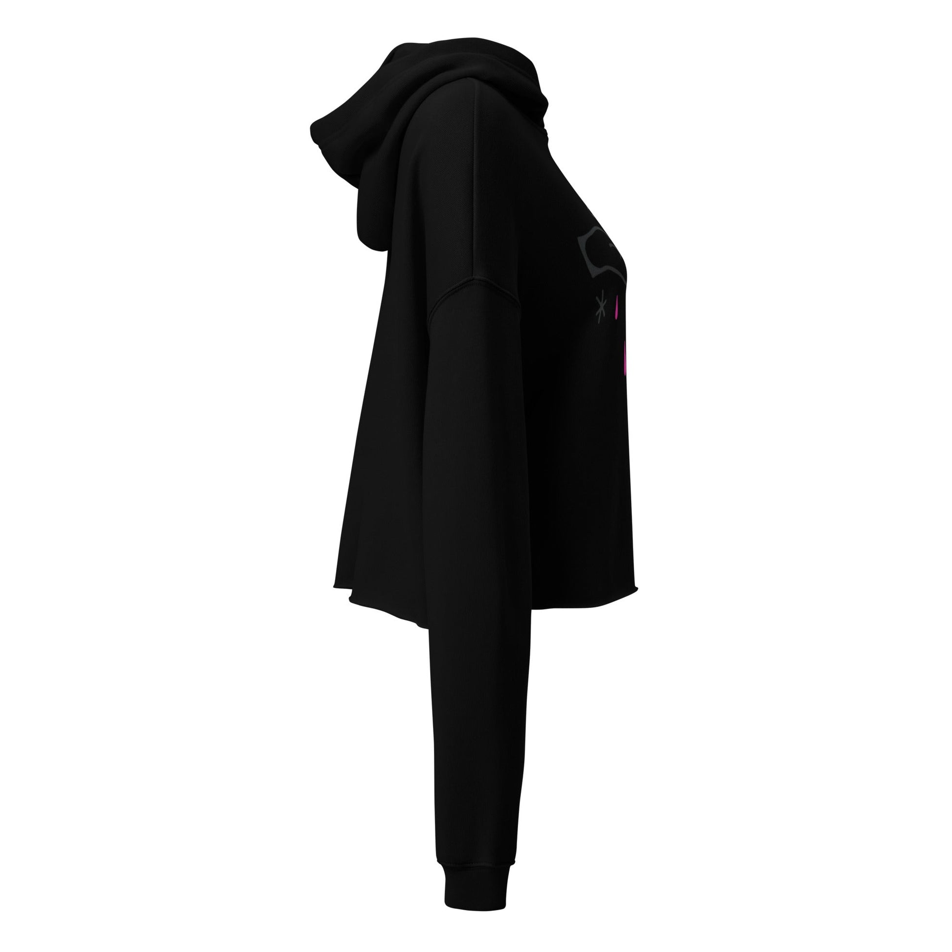 Woman Crop Hoodie – Bleed the Stars - Fliukka street wear.