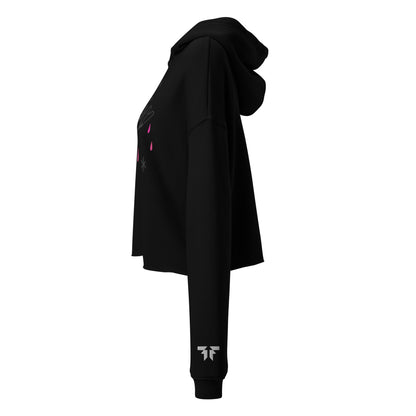 Woman Crop Hoodie – Bleed the Stars - Fliukka street wear.