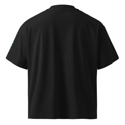 Woman organic oversized high neck t-shirt - Dagger - Fliukka street wear.
