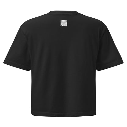 Women’s heavyweight boxy tee - Dagger - Fliukka street wear.